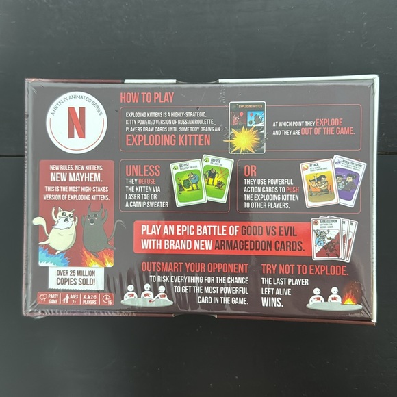 Netflix Edition Good v Evil Exploding Kittens - Picture 2 of 2